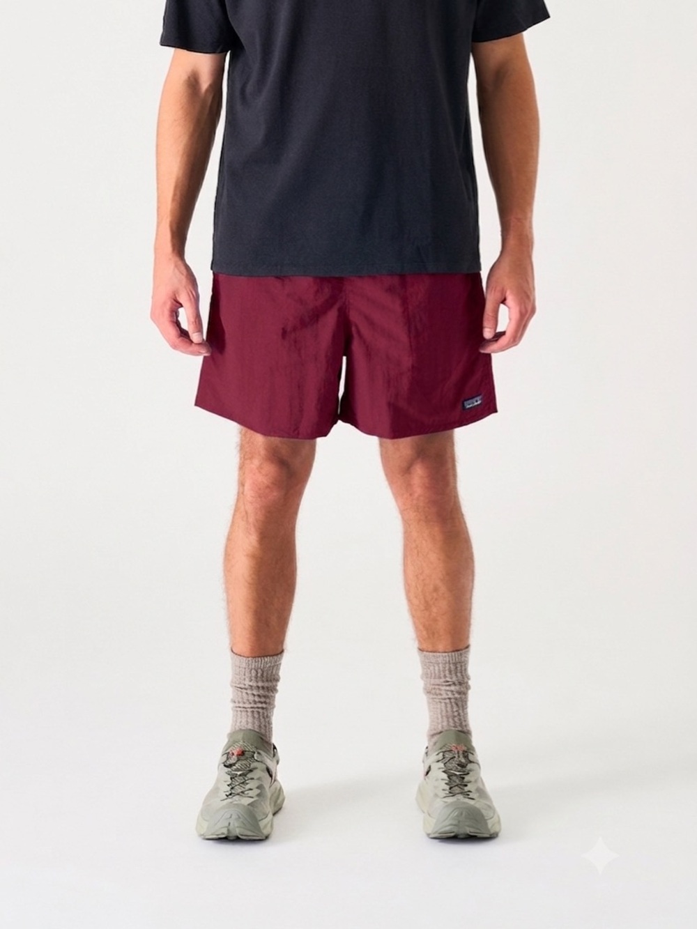 Patagonia Baggies Shorts 5" Men's XL Burgundy Red Mesh Liner Swim Trunk 57020